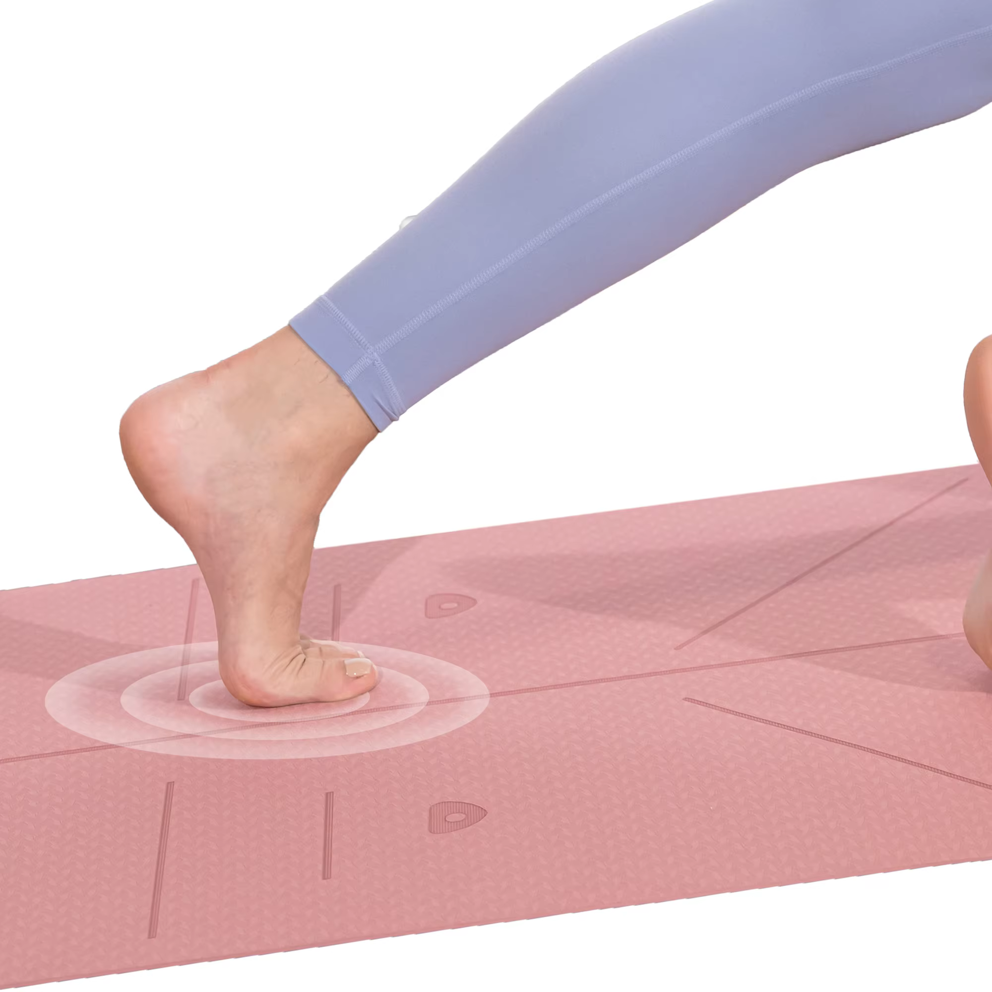 Wholesale Eco-Friendly 8mm 10mm Thick TPE Yoga Mat with Strap and Custom Logo Bag NBR Rubber for Workout and Exercise details
