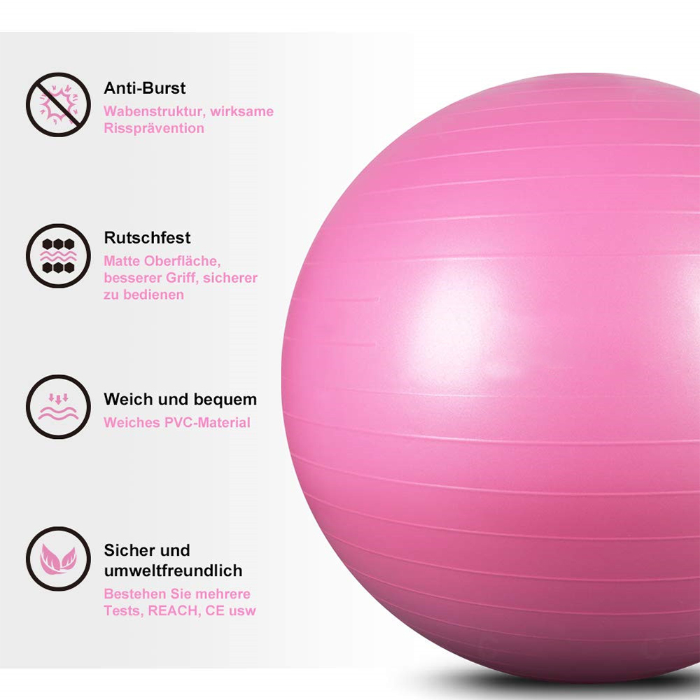 Why do fitness retailers stock yoga ball product ranges?