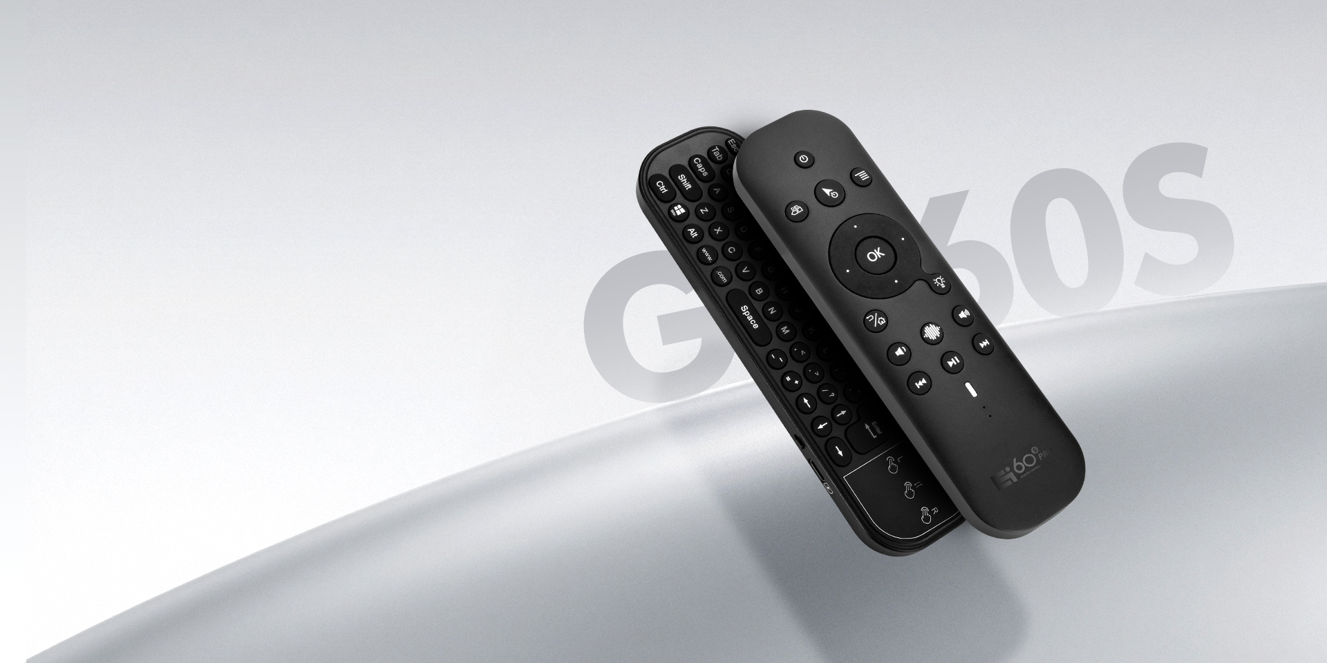 Backlight and touch control, remote control