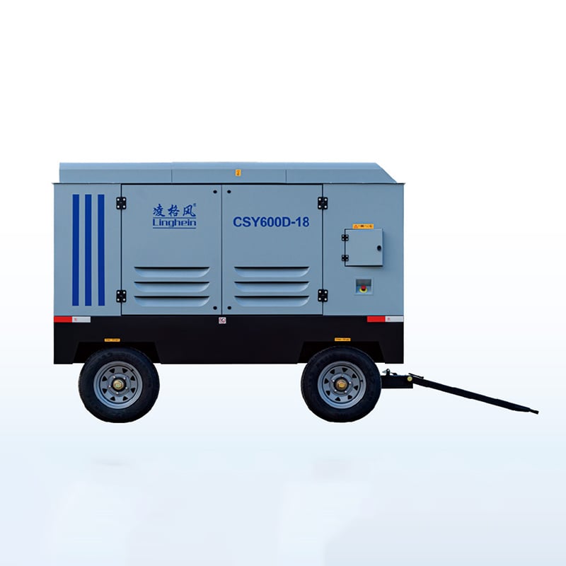 Linghein protable diesel screw air compressor<br>17m3/min<br>18bar
