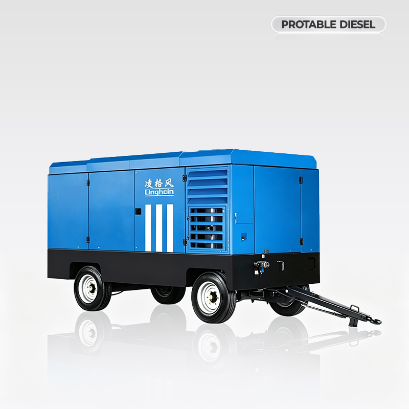 Liutech protable diesel ir compressor