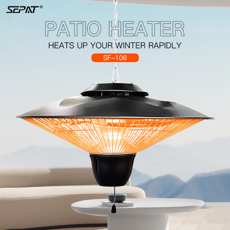 WEIYE SEPAT SF-106 Special Umbrella Design 3-Settings Adjustment  Carbon Fiber Tube Heater IP65
