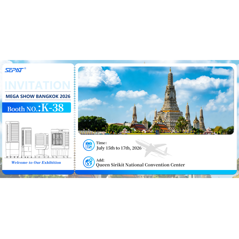 SEPAT Invitation: Innovative Evaporative Air Cooler Technology at MEGA SHOW Bangkok 2026