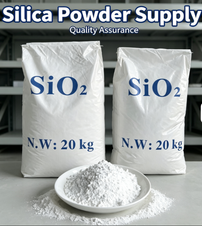 200 მეში 99 % SiO₂ სილიციუმის დიოქსიდის ფხვნილი