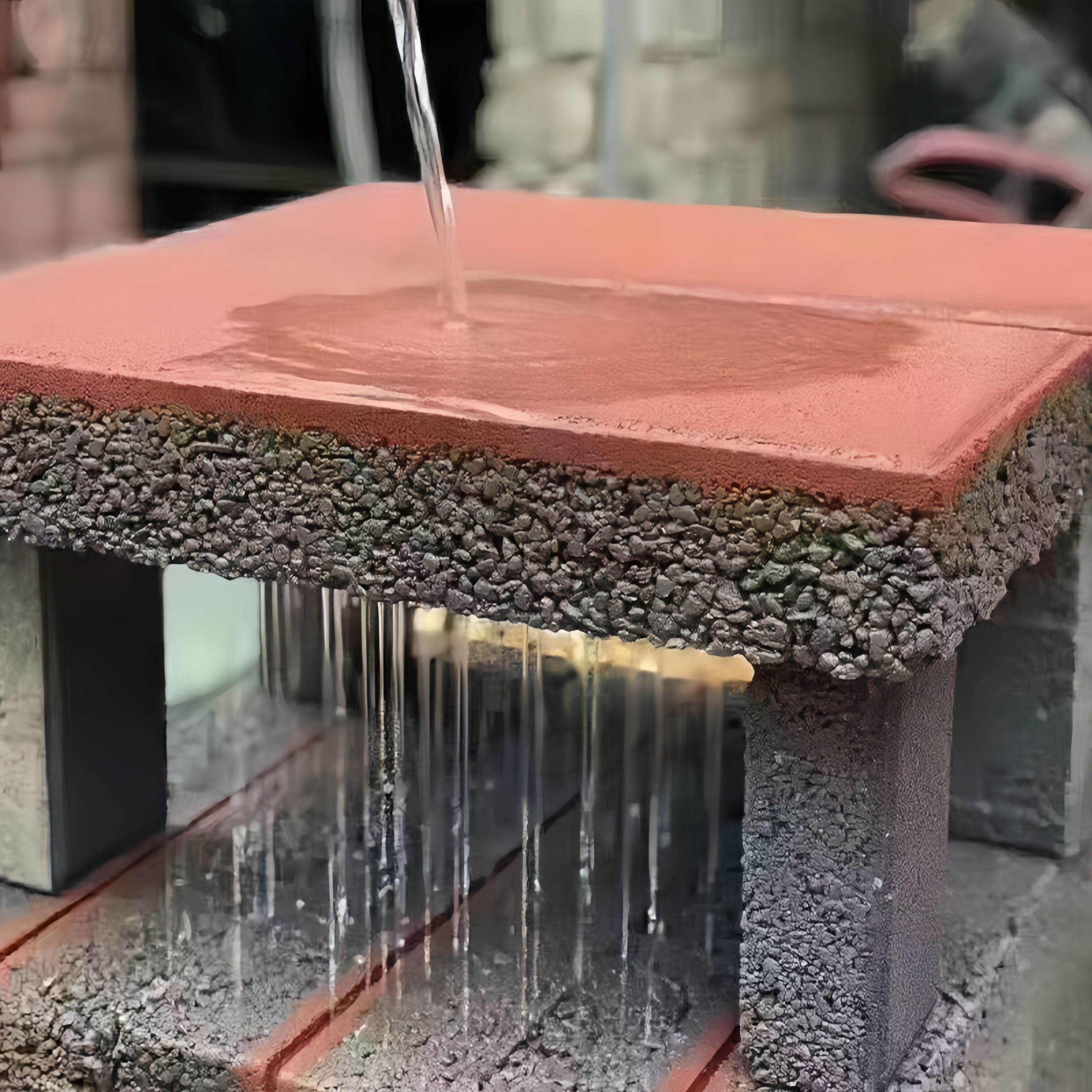 Permeable brick