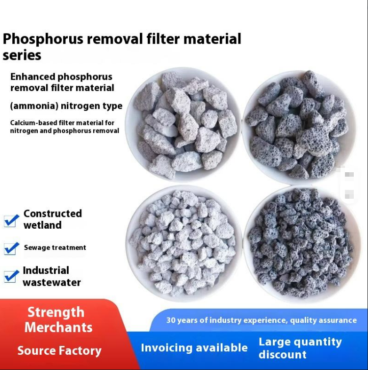 Filtermedium auf Kalziumbasis zur Entfernung von Phosphor und Stickstoff in der Abwasseraufbereitung