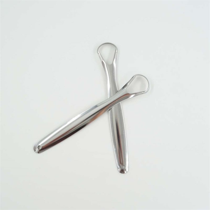 Medical Grade Stainless Steel Tongue Scraper Reusable Plastic-Free Oral Care Tool Zero Waste Tongue Scraper Plastic-Free for Daily Use