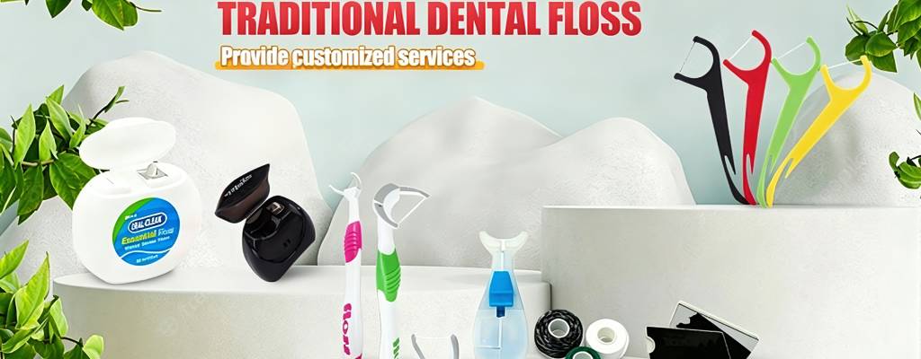 Traditional dental floss