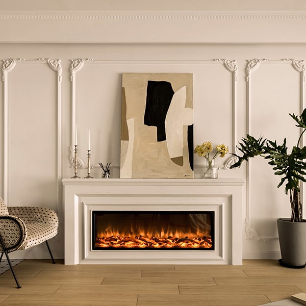 Rectangular Electric Fireplaces