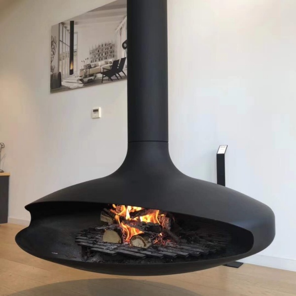 How Do Floating Wood Fireplaces Enhance Home Aesthetics?