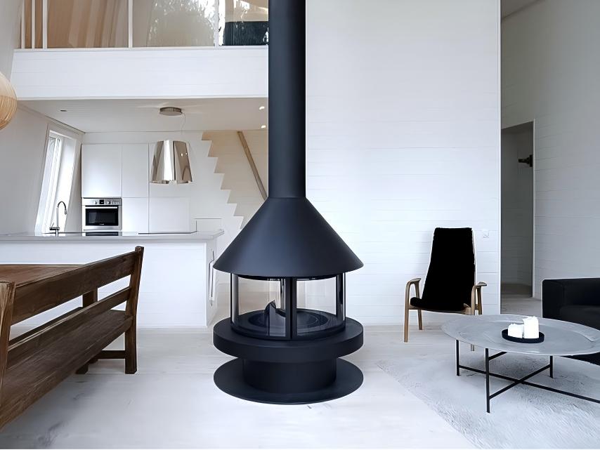What Is a Suspended Fireplace? A Complete Guide to Design, Types & Applications