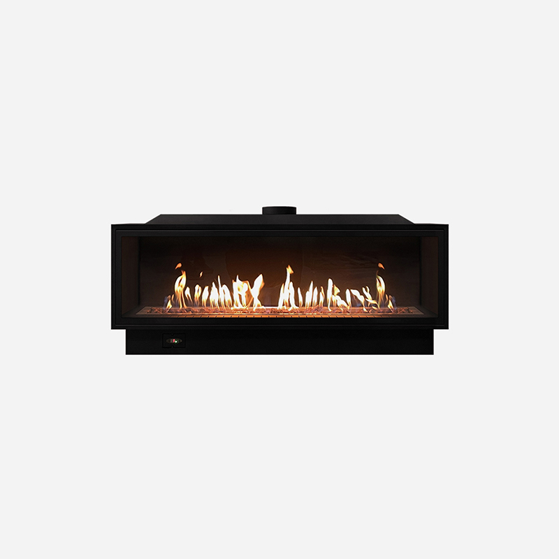 ULC 1016mm Single-Sided Gas Fireplace