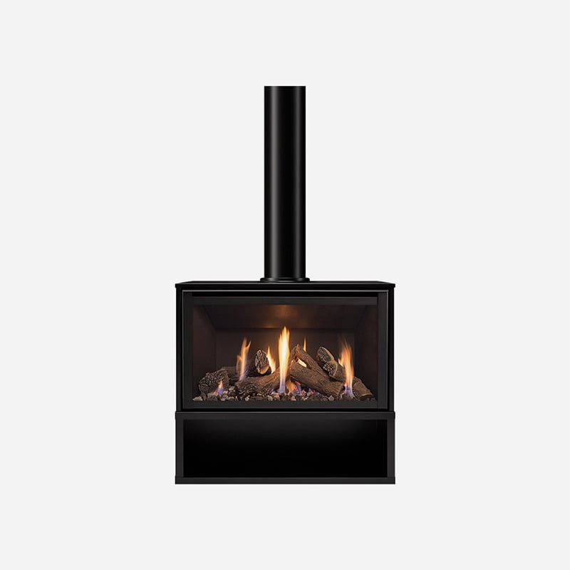 ULC 711mm Steel Cabinet Gas Fireplace