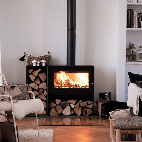Log Holder for Wood-Burning Fireplace | MEISU.CH