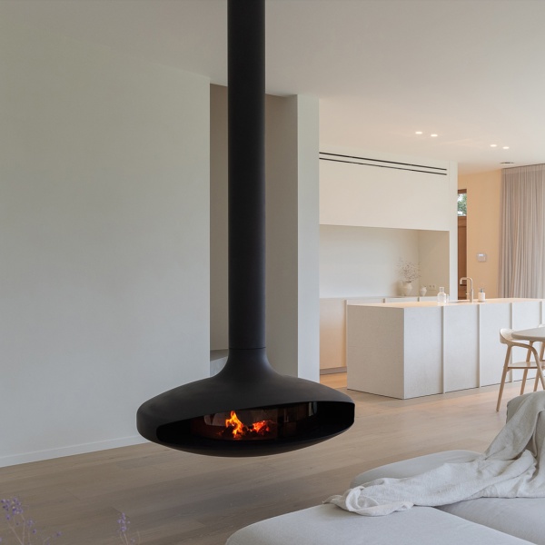 What Are the Benefits of Installing a Contemporary Hanging Fireplace?