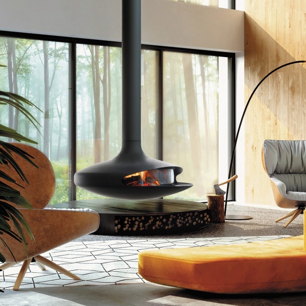 What Are the Key Features to Look for in a Modern Suspended Fireplace?