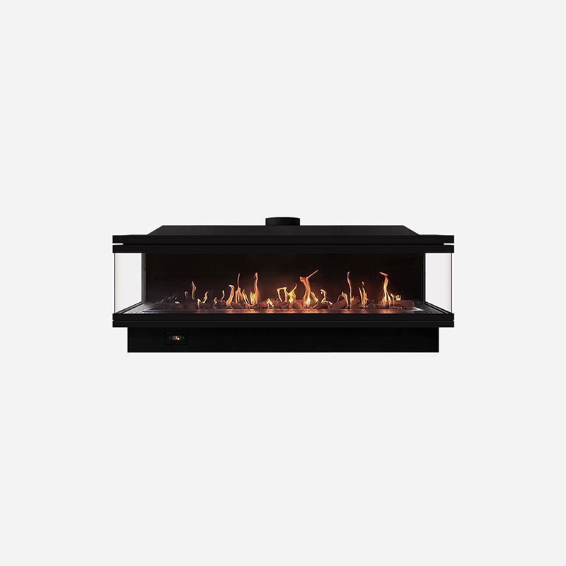 ULC 1016mm Three-Sided Gas Fireplace