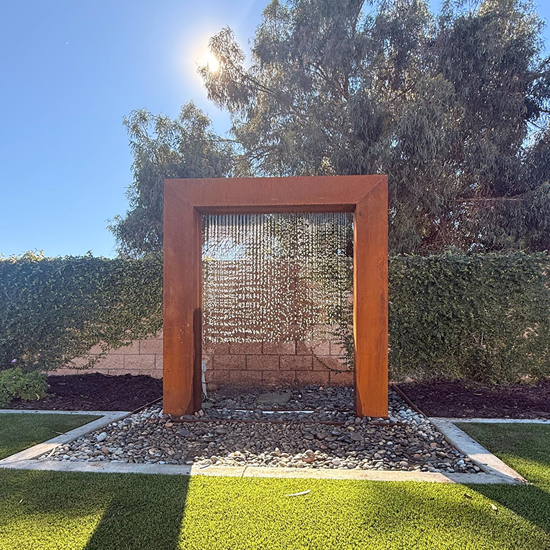Weather-Resistant Steel Water Features | MEISU.CH