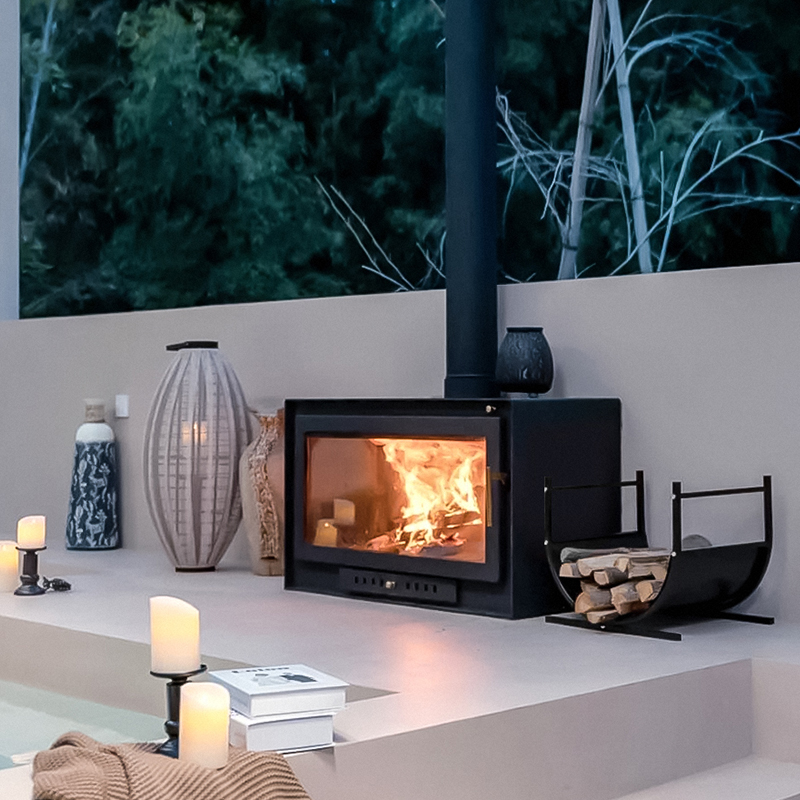 Single-Sided Wood-Burning Fireplace | MEISU.CH