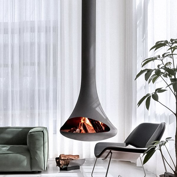 Wall-Mounted Fireplaces