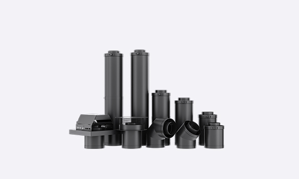 Coaxial Double-Wall Flue Pipe