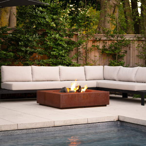 Weather-Resistant Steel Fire Pit | MEISU.CH
