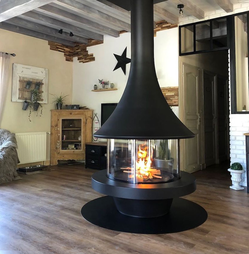 How Suspended Fireplaces Enhance Indoor Air Quality and Safety?