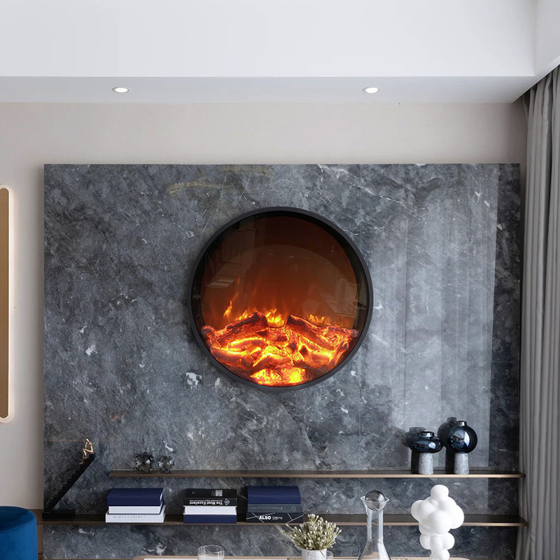 Round Electric Fireplaces | MEISU.CH
