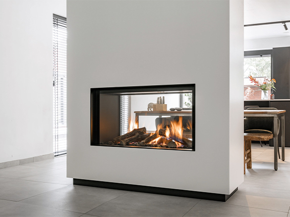 Tunnel Gas Fireplace