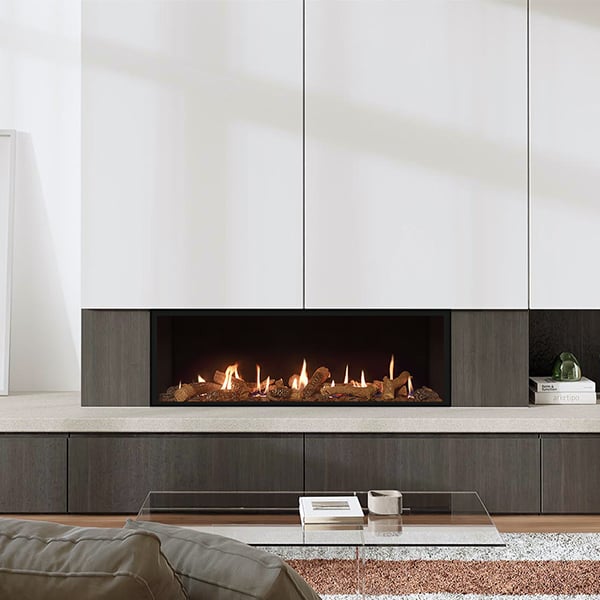 Open Gas Fireplaces