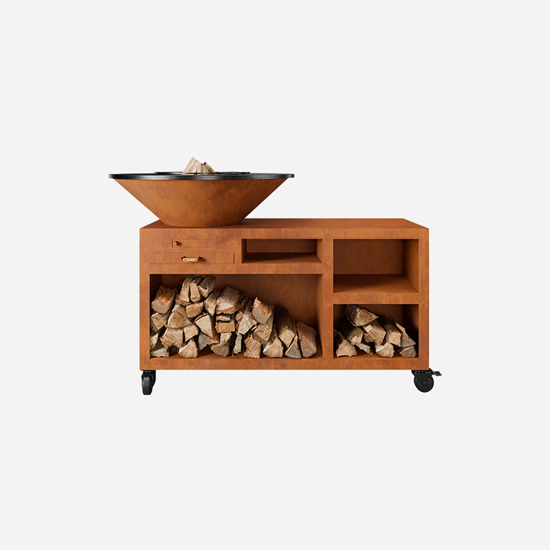 WS-LS Corten Steel Fire Pit