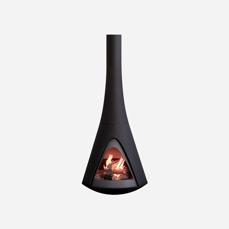 Rikhard 800mm Suspended Wood Burning Fireplace