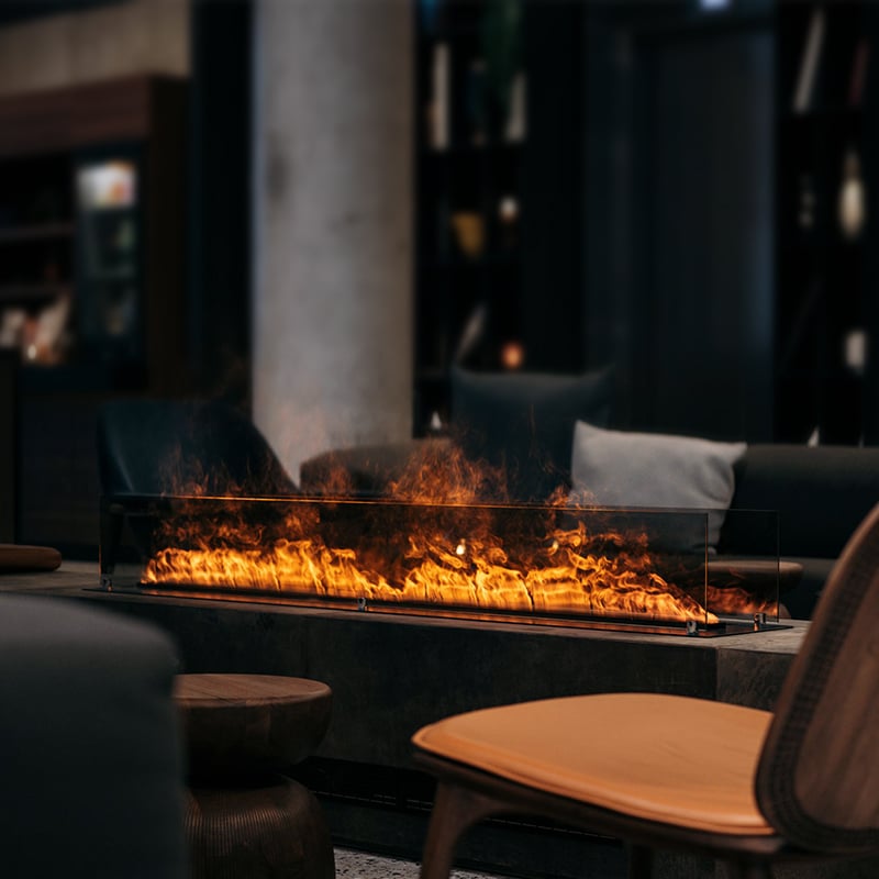 3D Water Vapor Fireplace