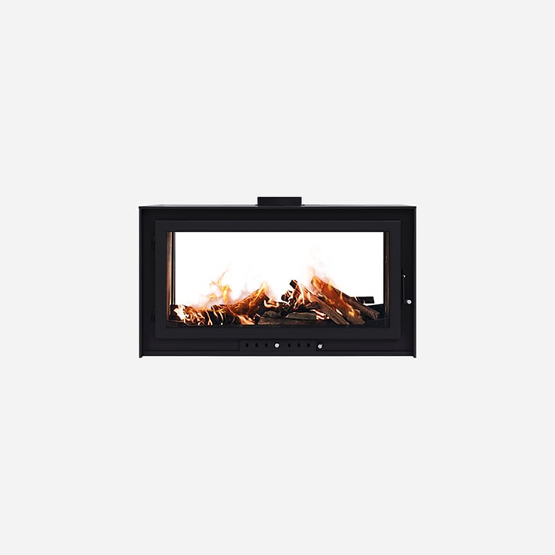 Tunnel 820mm Wood Burning Fireplace