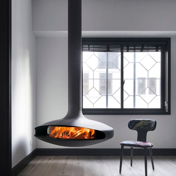 What Makes Hanging Fireplaces a Trending Choice in Modern Interior Design?