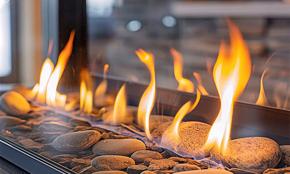 Excellent flame pattern