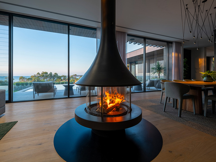 Suspended Fireplaces
