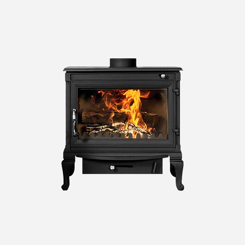 Cast Iron 710mm Wood Burning Fireplace