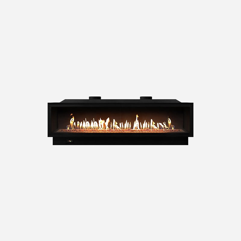 ULC 2133mm Extra-Long Gas Fireplace