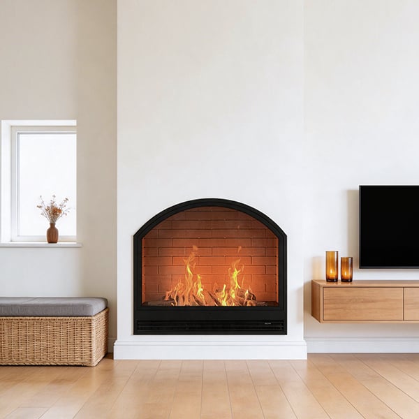 Arched Gas Fireplaces