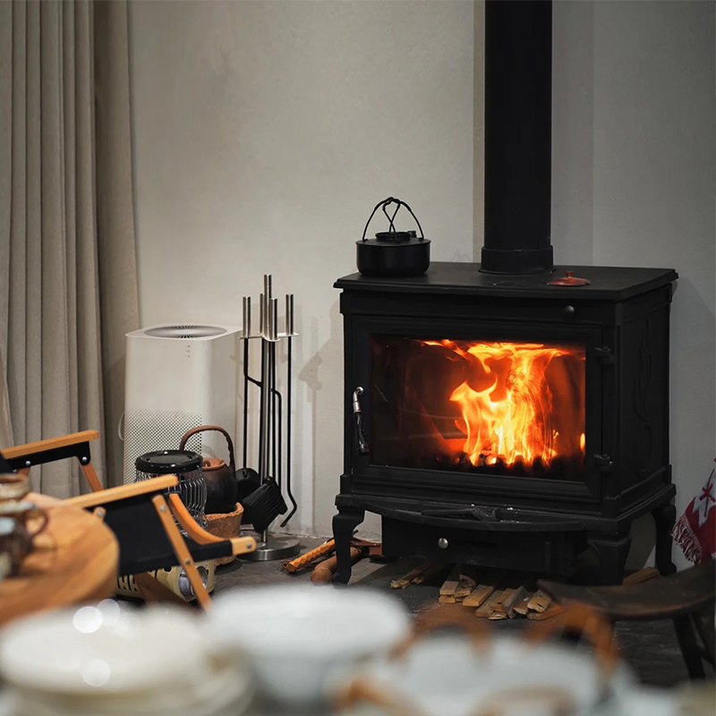 Cast Iron Wood Burning Fireplace | MEISU.CH