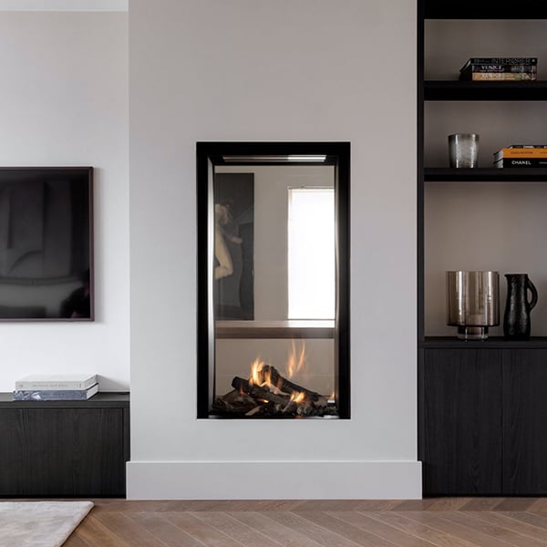 Extra-Tall Gas Fireplaces