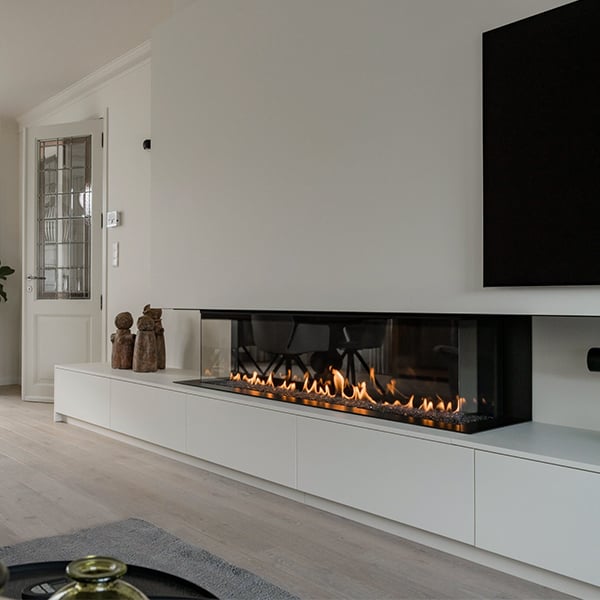 Three-Sided Gas Fireplaces