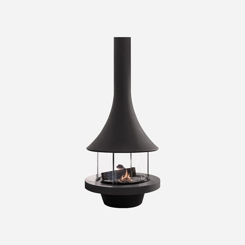 Muriel 900 Freestanding Fireplaces with Glass
