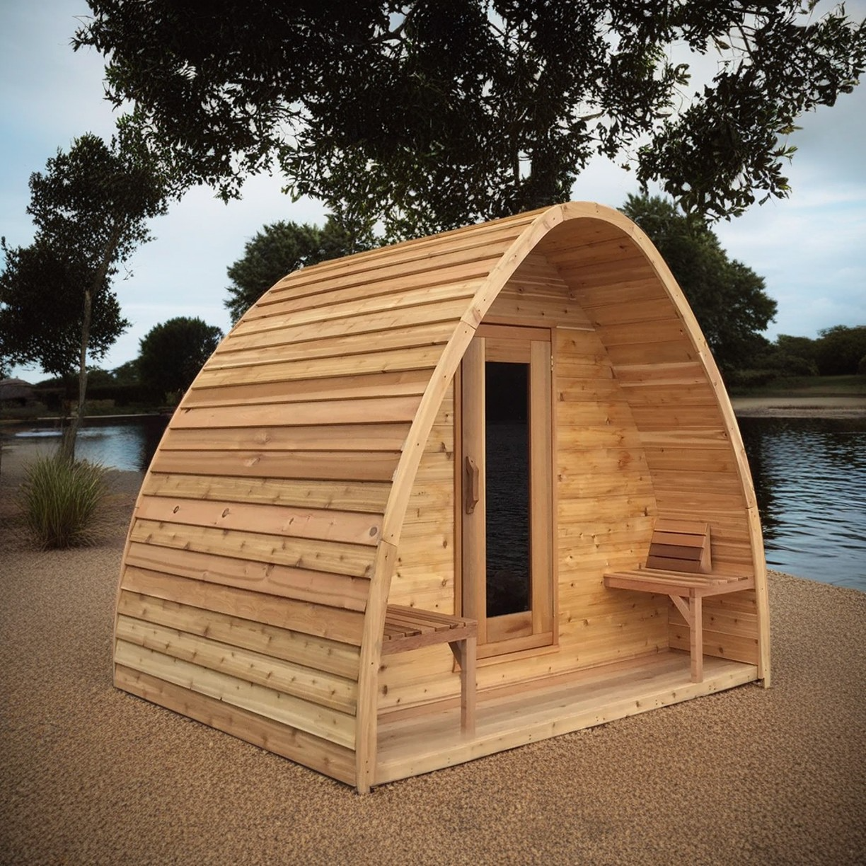 Create a Perfect Setting for Entertaining Guests with an Outdoor Sauna