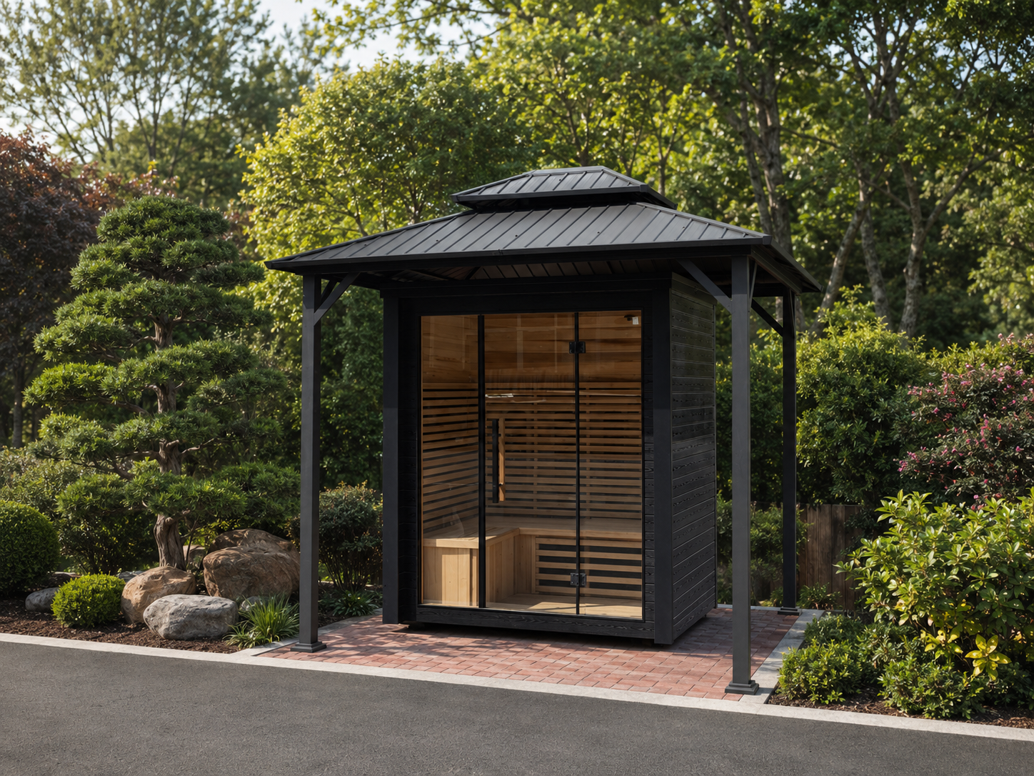 NEW ARRIVAL | Innovative Outdoor Gazebo-Integrated Infrared Sauna System：Give Your Sauna Its Own Gazebo！