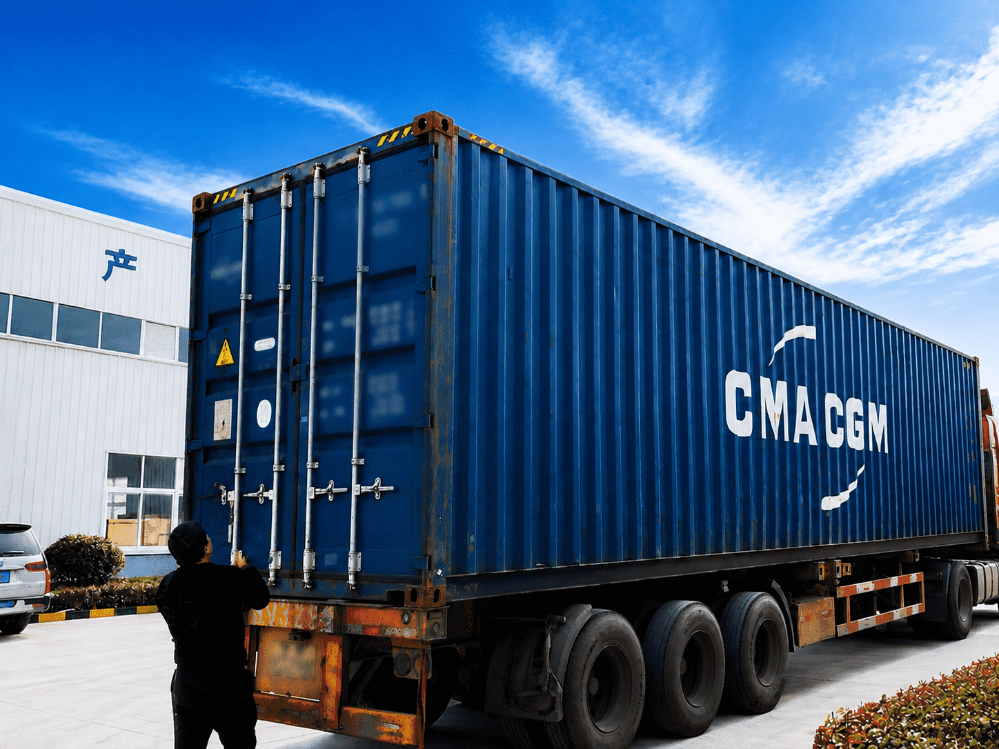 All aboard!  Another 40ft container​ of premium saunas is on its way to a new home overseas.