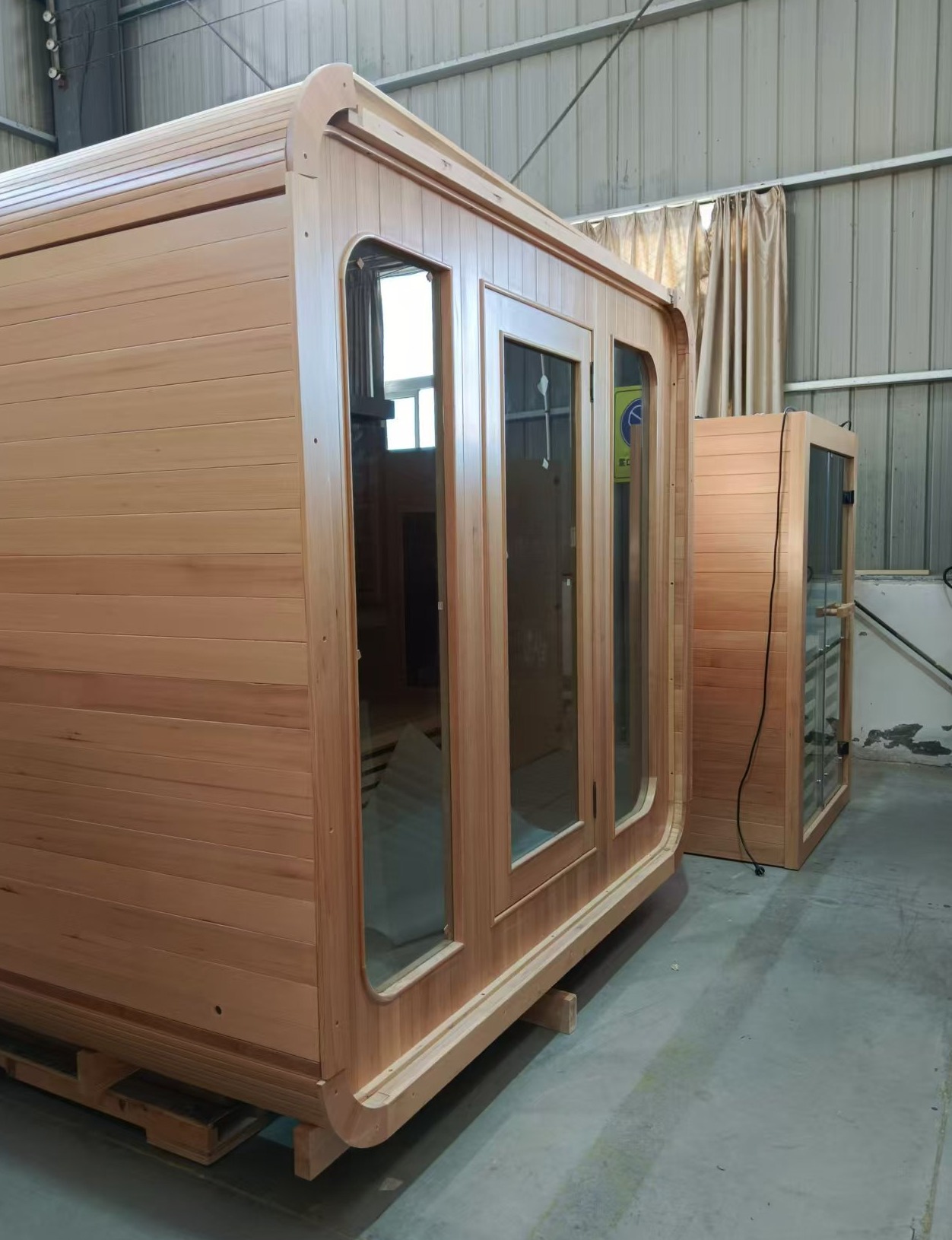 Vhealth 2025 Hot Selling 6 Person Traditional Steam Sauna Barrel  Factory Direct manufacture