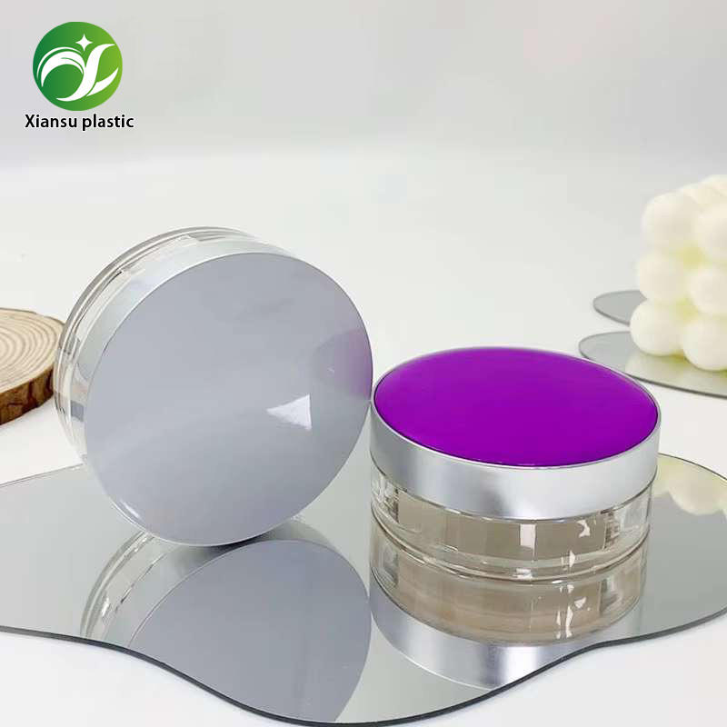 contenitore compatto per cipria sfusa da 10 g, vasetto cosmetico rotondo in PP con tappo a vite, imballaggio vuoto per trucco