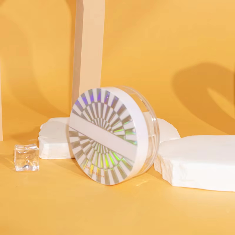 Individuelle 10-g-runde Lockerpulver-Dose mit Schraubverschluss und Siebstreuer – AS-Kunststoff-Kosmetikverpackung für Puder zum Fixieren, transparentes Puder sowie Private-Label-Make-up, OEM/ODM